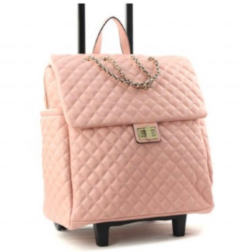 Quilted Rolling Travel Bag